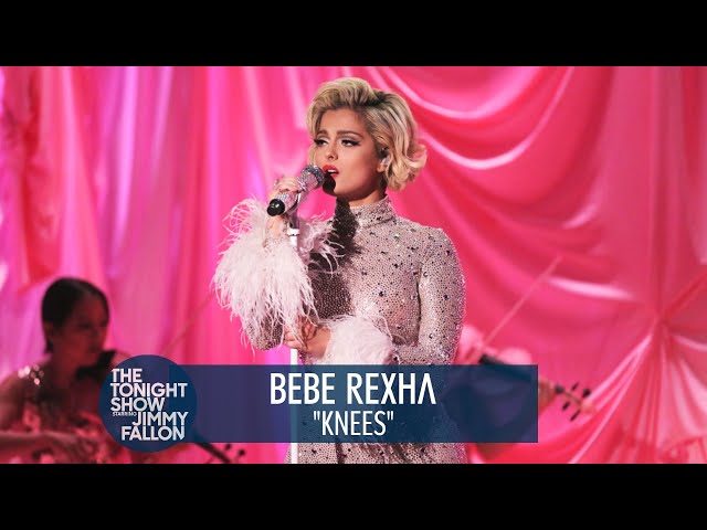 Bebe Rexha Live! | Knees (Live at The Tonight Show Starring Jimmy Fallon) class=