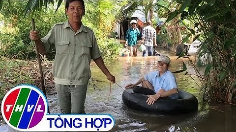 THVL | Vỡ đê bao, nhiều nhà dân ở Cần Thơ ngập nặng