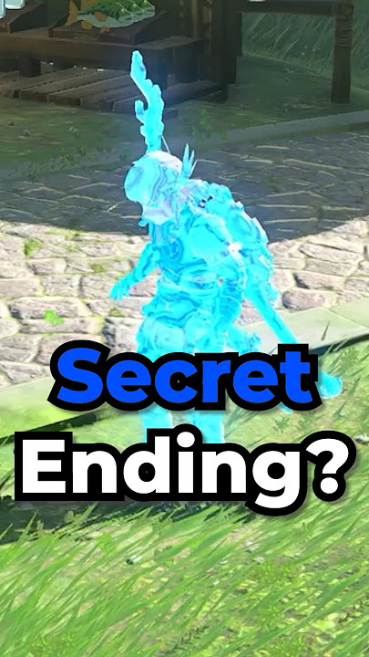 The SECRET ENDING of Tears of the Kingdom…