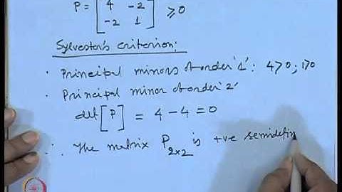 Mod-01 Lec-04 Optimality Conditions for function of several variables (Contd.)