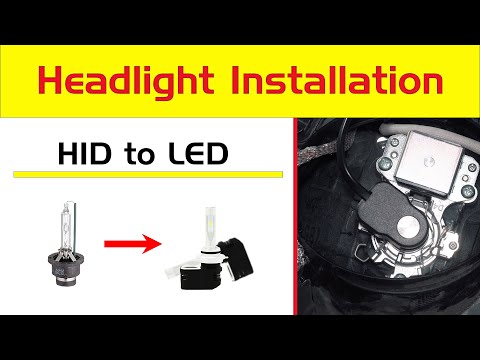 Change 2004-2009 Toyota Prius HID Headlight Replacement to LED Install