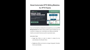 IPTV Billing Module Available for Various IPTV Panels