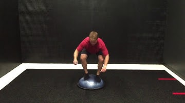 BOSU Lateral Jump and Stick
