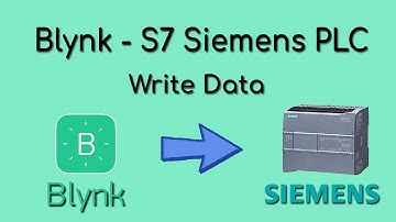 Blynk - Write Data to S7 Siemens PLC