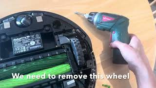 How to install 3D printed brush roller latch or holder retainer of e, i and j series iRobot roombas