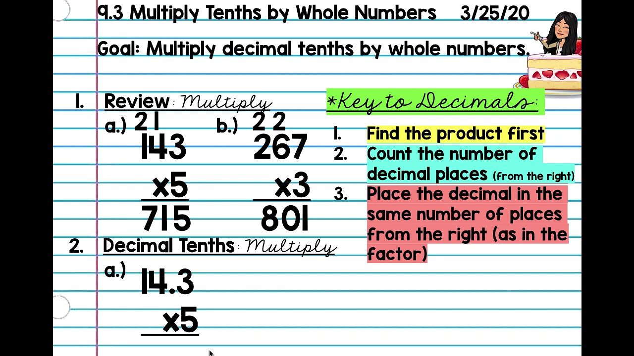 multiplying-decimal-tenths-by-whole-numbers-grade-6-youtube