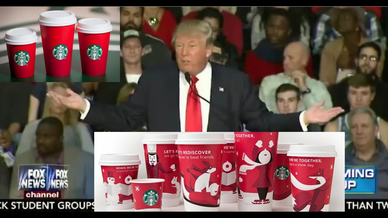 donald trump about starbucks holiday cups were all going to be saying merry christmas again youtube - Starbucks Merry Christmas donald trump about starbucks holiday cups were all going to be saying merry christmas again youtube - Starbucks Merry Christmas