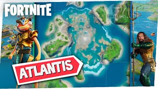 Je Découvre Atlantis La Nouvelle Ville Sur La Map Coral Castle Fortnite