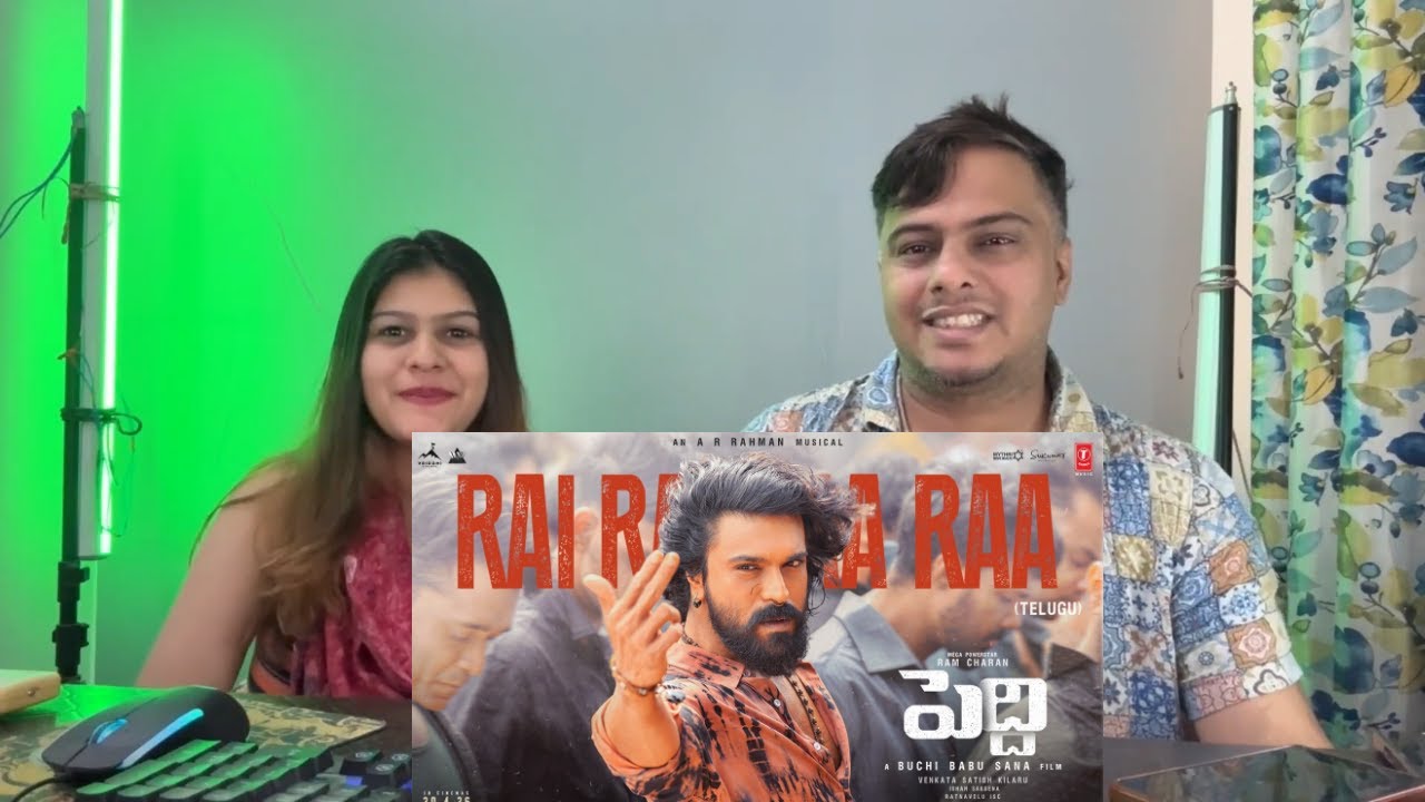 Rai Rai Raa Raa Song Reaction | Peddi | Ram Charan | Janhvi | Buchi Babu Sana | AR Rahman