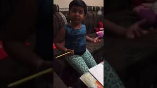 DAD TEACHING DAUGHTER 😂😂