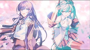[JP/ROM/EN/CHI] Ado with 初音ミク(Hatsune Miku) - 桜日和とタイムマシン(Sakura Biyori and Time Machine) Lyric Video