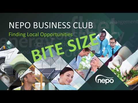 NEPO Business Club Bite Size 2: Finding local opportunities