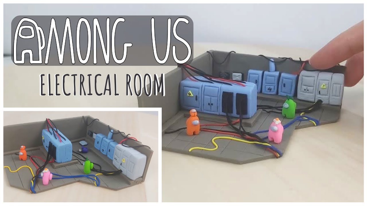 Making AMONG US ➤ Miniature Diorama! ☆ Polymer Clay Tutorial 