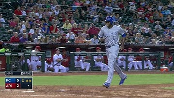 KC@ARI: Escobar plates Cain with a single to center