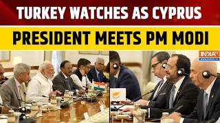 Turkey Watches as PM Modi & Cyprus Prez Hold Strategic Talks; EAM Jaishankar, Doval Join Meeting