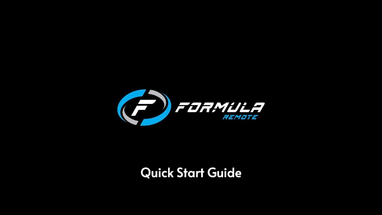 Formula Remote Quick Startup Guide for the Formula Golf Trolley. - YouTube