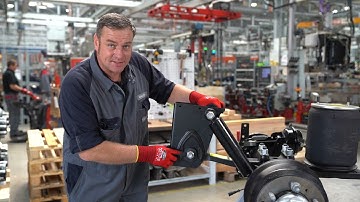 GIGANT service video - Air suspension unit 5.5 t axle | EN