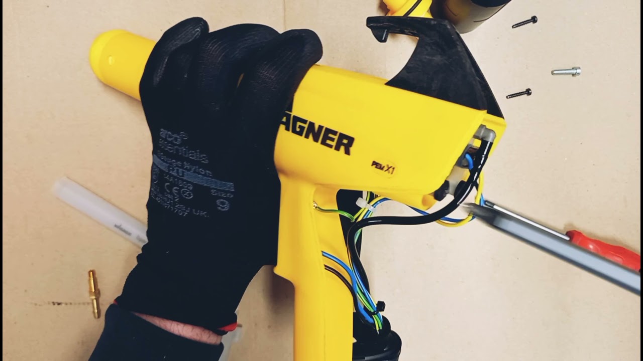 How to assemble the Wagner X1 powder gun. service powder gun