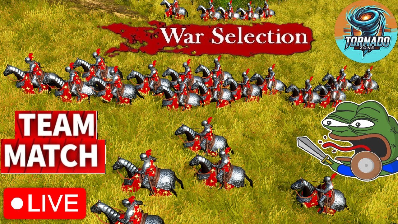 🔴 War Selection LIVE ⚔️🔥 | Real-Time Strategy Battles