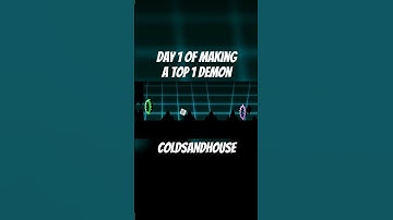 Day 1 of making a Top 1 Demon #geometrydash #gdupdate #geometrydashmusic #gd #gddemon #gaming