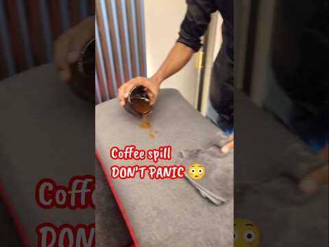 Coffee Gir Gayi… But 2 Sec Me Clean 😳☕ #shorts #nanocoating