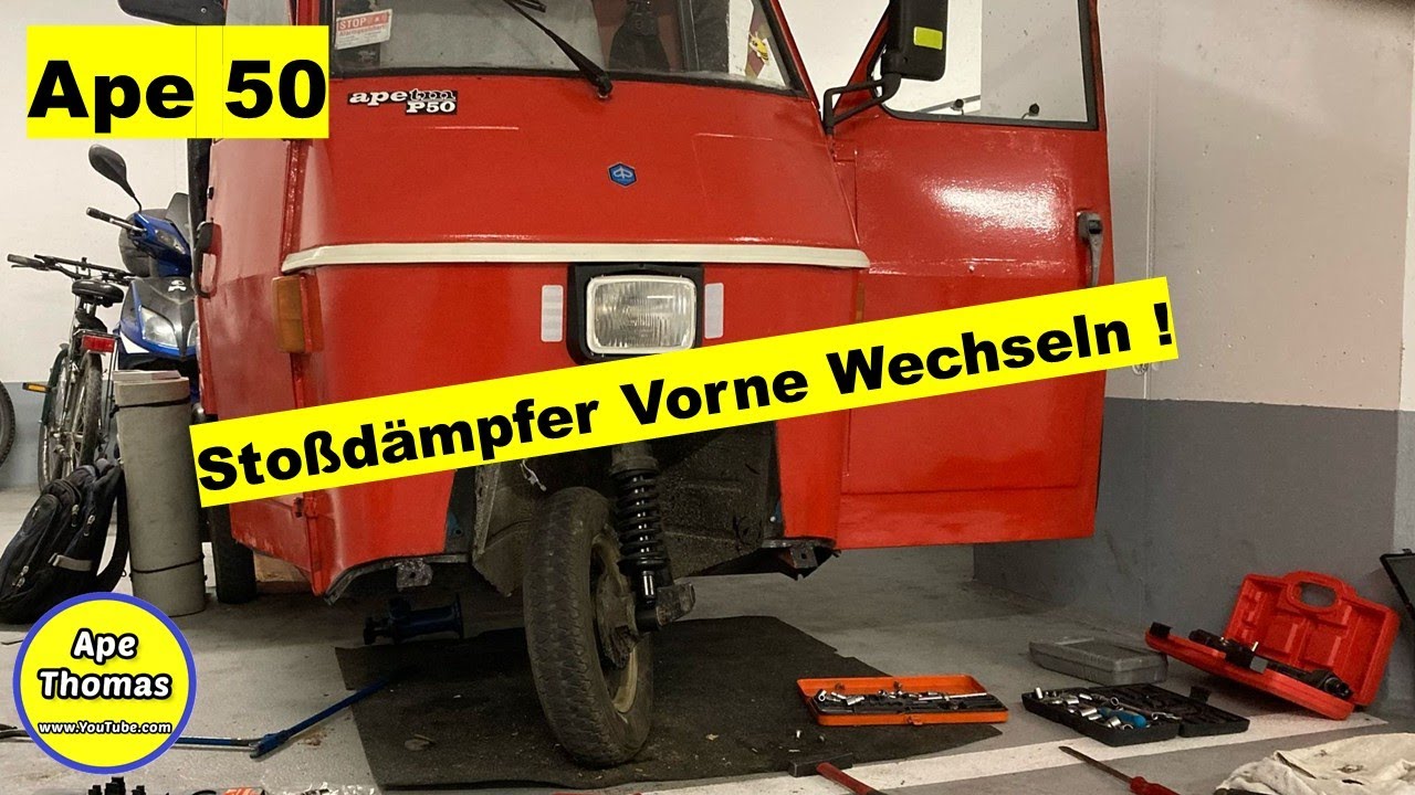 Ape 50 (Stoßdämpfer Vorne Wechseln) (2025)