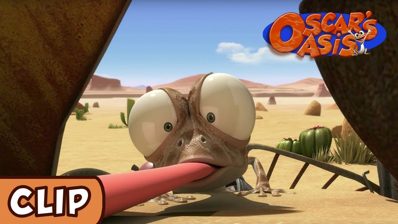 Oscar's Oasis - Lizard and Fly | HQ | Funny Cartoons - YouTube