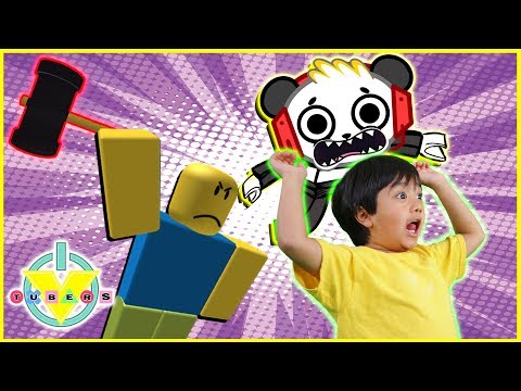 Roblox Flee the Facility RUN FROM THE BEAST Let's Play with Ryan ToysReview and Combo Panda