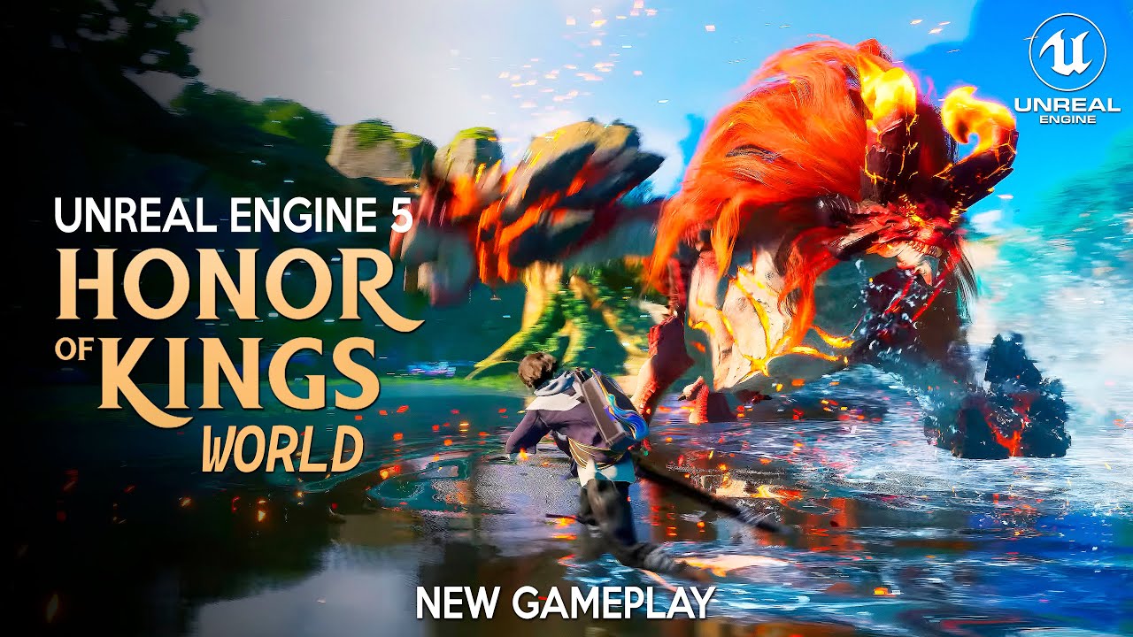 HONOR OF KINGS WORLD New Combat Gameplay  Open World RPG in Unreal Engine  5 4K 2023 