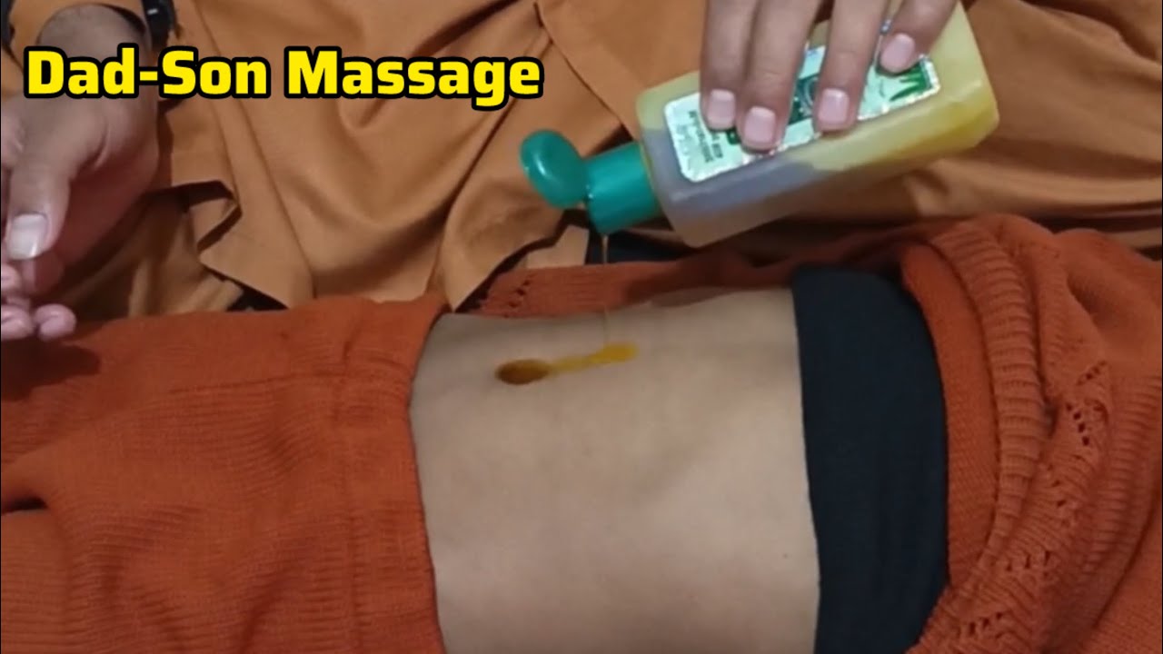 Deep Sleep ASMR | Belly Button & Full Body Relaxing Massage (Dad–Son Care)