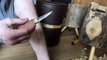 How sharp should my knives be for carving spoons?