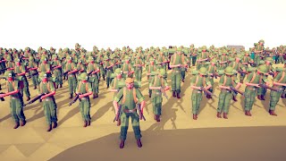 250x USA SOLDIER ATTACK GERMAN BASE  Totally Accurate Battle Simulator TABS