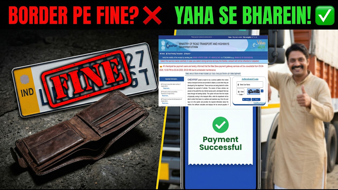 How to Pay All India Checkpost Tax Online (2026) | New website UP TAX ...