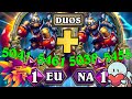 High iq plays by 1 eu and 1 na players  hearthstone battlegrounds duos