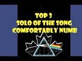 Top 3 solo of the song comfortably numbrus vs ger