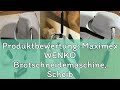 Produktbewertung: Maximex WENKO Brotschneidemaschine, Scheibendicke stufenlos wählbar, Gerade Schnit