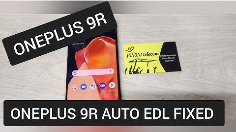 Oneplus 9R Auto Edl Fixed Flashing MSM Tool #Unbrick File #Auto EDL #Global