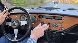 1977 Triumph Spitfire driving