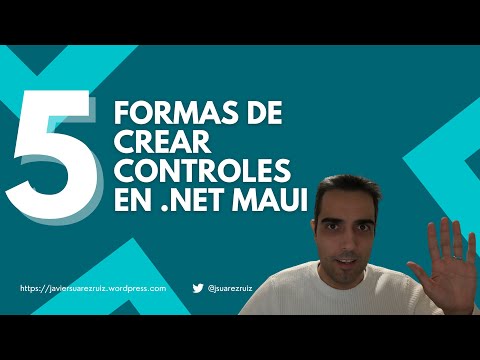 5 formas de crear controles en .NET MAUI