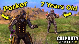 I played with the YOUNGEST COD MOBILE PLAYER!