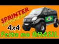 MOTORHOME Sprinter 4x4 - MERCEDES Spriner 4x4, Uma VAN 4x4 MOTORHOME feita no brasil - SPRINTER HOME