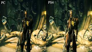 Warframe PS4 vs PC Graphics Comparison 1080p