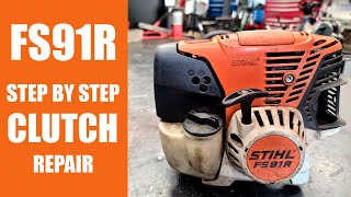 STIHL FS91R Trimmer Head Won't Stop Spinning  Let's Fix It!