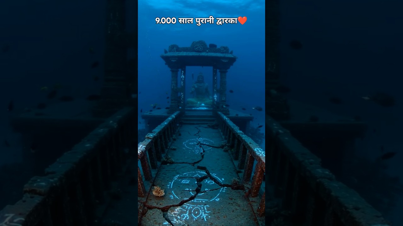 Underwater Dwarka Mystery / #Dwarka #Shreekrishna #Shortsfeed