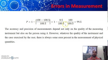 Measurement & Display Devices Video Lecture 2