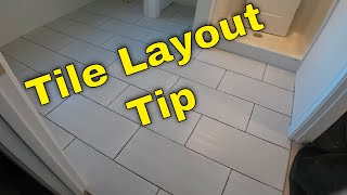 Tile layout, most important first step to installing a floor. Get it right. screenshot 5