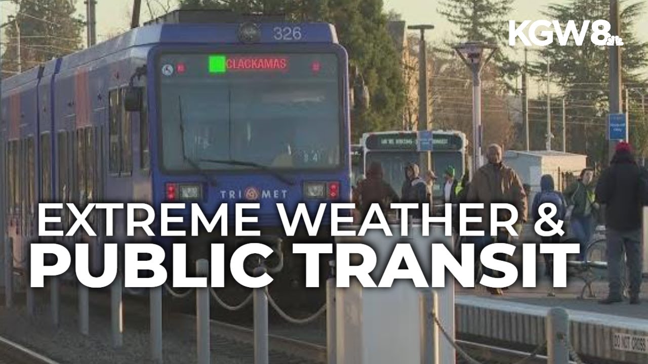 Less people ride public transit in severe weather, University of Oregon study finds