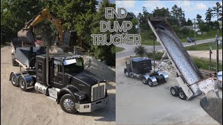 Day in the life of a Frameless end dump truck driver