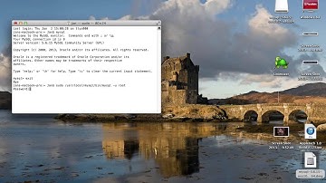 Installing MySQL Server on Mac OS