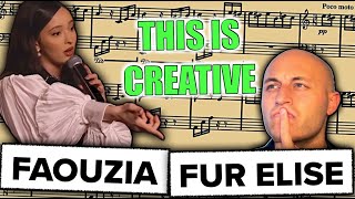 classical musician's reaction / analysis: FAOUZIA - FUR ELISE (LIVE)
